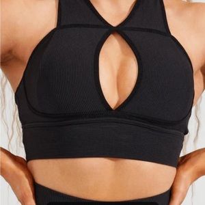 Buffbunny sphynx sports bra in onyx black XS